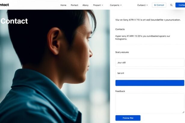 nutzerfreundliche kontaktseite für optimierte kommunikation
