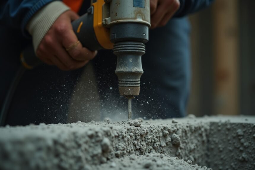Präzises Bohren in Beton: Tipps & Techniken